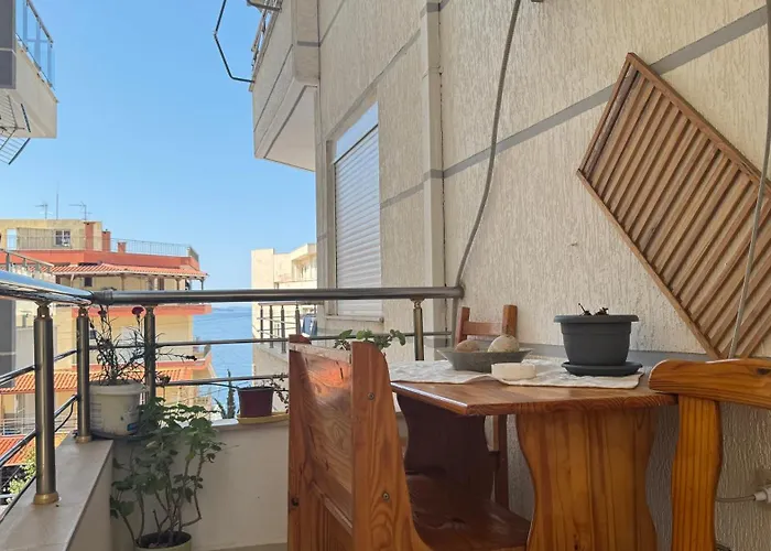 Plarentina - Modern & Zentral Mit Balkon Und Meerblick Saranda