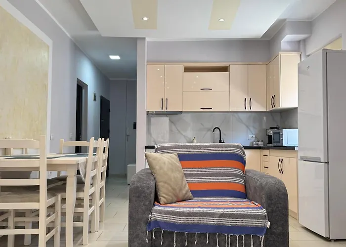 Plarentina - Modern & Zentral Mit Balkon Und Meerblick Apartament Saranda